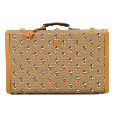 Gucci Gg Supreme Brown Canvas Travel Bag ()