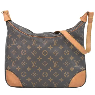 Pre-owned Louis Vuitton Boulogne Brown Canvas Shoulder Bag ()