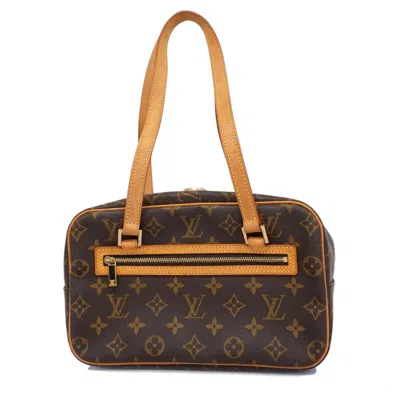 Pre-owned Louis Vuitton Cite Brown Canvas Shopper Bag ()