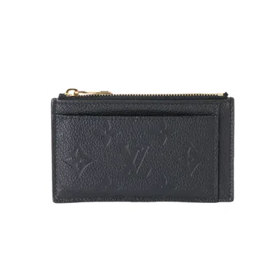 Pre-owned Louis Vuitton Empreinte Black Canvas Wallet  ()