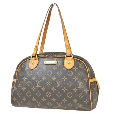 Pre-owned Louis Vuitton Montorgueil Brown Canvas Shoulder Bag ()