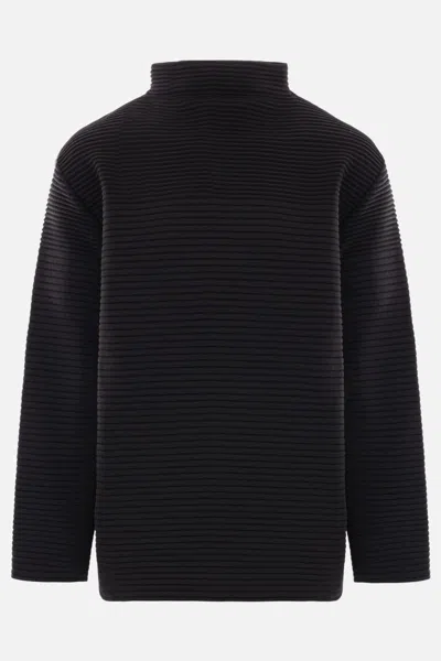 Cfcl Ribbed-knit Jumper In Black