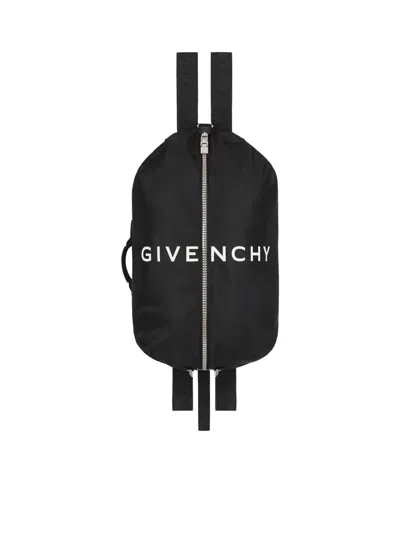 Givenchy G-zip Duffle Backpack Medium In Black