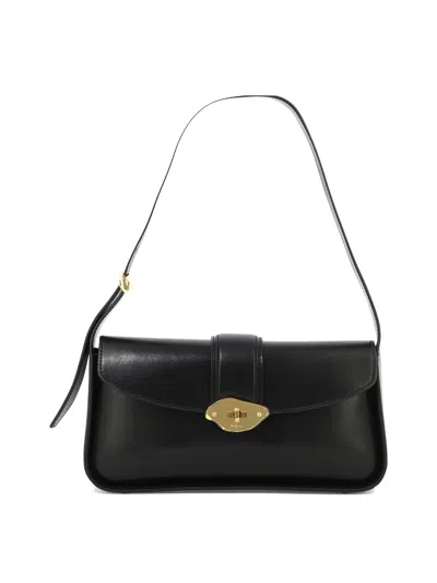 Mulberry Small Lana Leather Shoulder Bag In Black