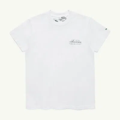 Apc A.p.c. T-shirts & Tops In Blanc