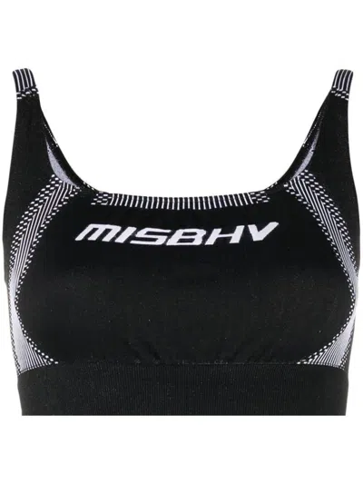 Misbhv Sport Bra Top In Black