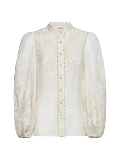 Zimmermann Shirts In White