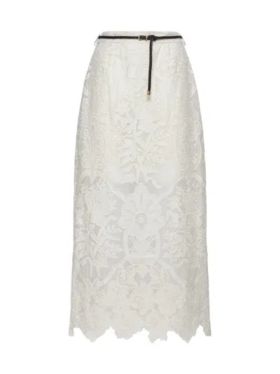 Zimmermann Skirts In White