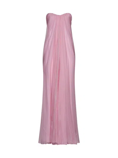 Alexander Mcqueen Dresses In Pale Pink