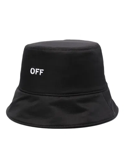 Off-white Reversible Bucket Hat In Black/white