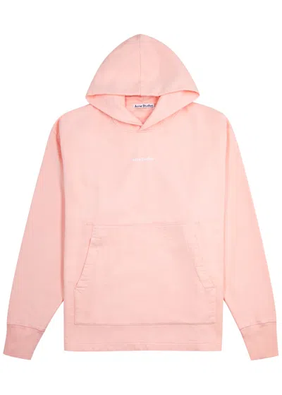 Acne Studios Printed Hood Sweatshirt In Light Pink
