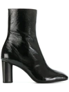 BARBARA BUI FRONT SEAM ANKLE BOOTS,P5215SVP12316999