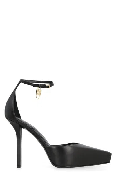 Givenchy Black Leather G-lock Pumps