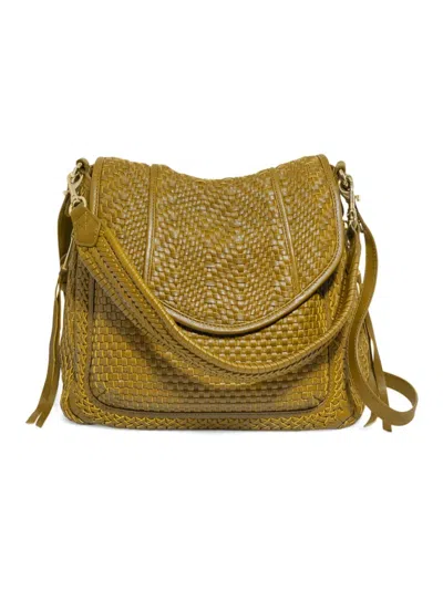 Aimee Kestenberg Women's All For Love Woven Convertible Shoulder Bag In Green