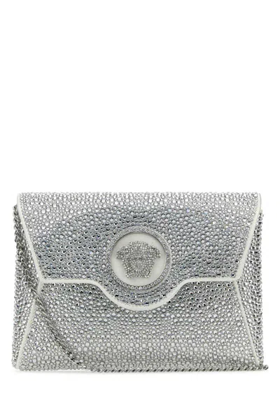 Versace Handbags. In Silver