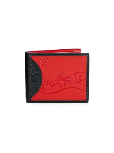 Christian Louboutin Coolcard Logo-plaque Leather Bifold Wallet In Multicolor