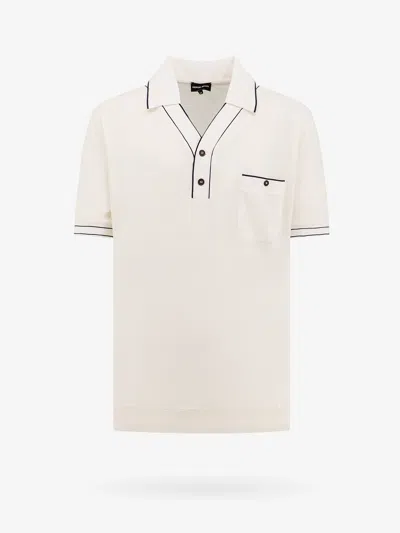 Giorgio Armani Polo Shirt In White