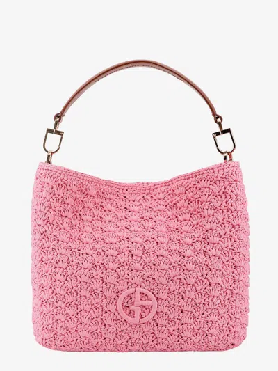 Giorgio Armani Shoulder Bag In Pink