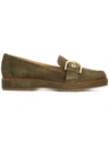 MICHAEL MICHAEL KORS MICHAEL MICHAEL KORS LOAFERS WITH BUCKLE - GREEN,40T7CPFP1S12349131