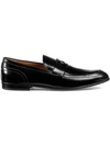 GUCCI LEATHER LOAFER WITH WEB,429212AZM3012309285