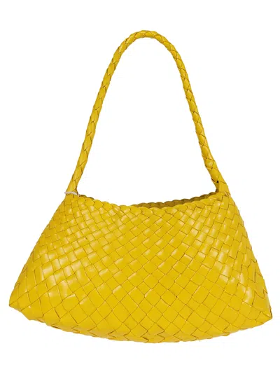Dragon Diffusion Mini Rosanna Leather Tote Bag In Yellow