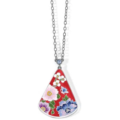 Brighton Women's Blossom Hill Rouge Drop Necklace In Red-multi