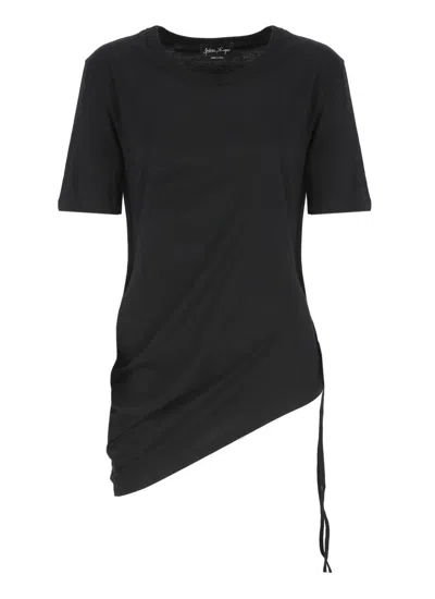 Andrea Ya'aqov Cotton T-shirt In Black