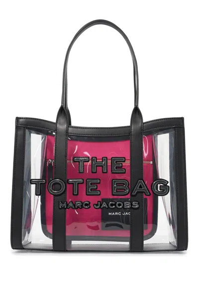 Marc Jacobs The Clear Medium Tote Bag - B In Black