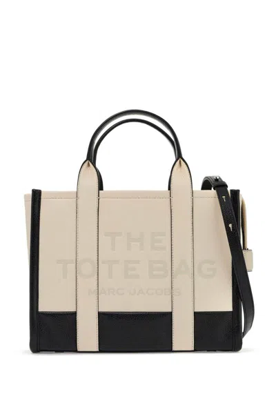 Marc Jacobs The Colorblock Medium Tote Bag In Bianco