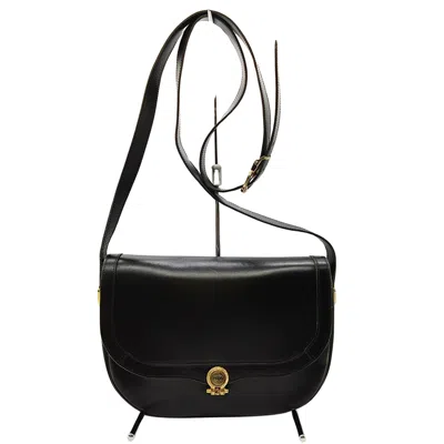 Dior Black Leather Shopper Bag ()