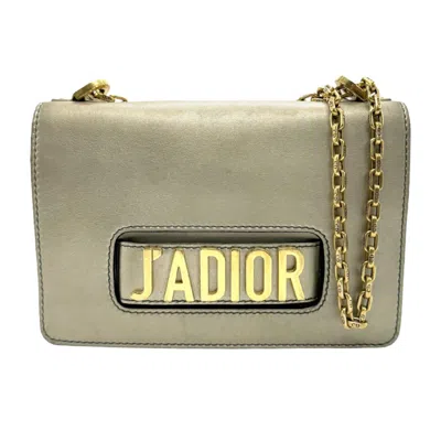 Dior J'a Gold Leather Shoulder Bag ()