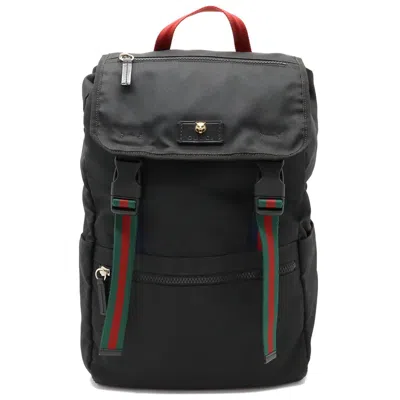 Gucci Ophidia Black Canvas Backpack Bag ()