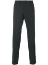 DOLCE & GABBANA DOLCE & GABBANA CUFFED TROUSERS - GREY,GY69ETFU3NC12330259