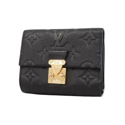 Pre-owned Louis Vuitton Metis Black Leather Wallet  ()