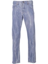 GUCCI GUCCI WOLF PATCH STRAIGHT JEANS - BLUE,408637XR83012352470