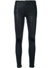 7 FOR ALL MANKIND 7 FOR ALL MANKIND THE ANKLE SKINNY DISTRESSED TROUSERS - BLUE,SWT894CDG12351925