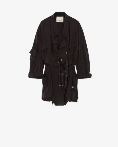 Isabel Marant Hanel Coat In Black