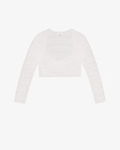 Isabel Marant Paula Sweater In White