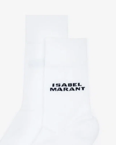 Isabel Marant Dawi Socks In White