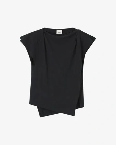 Isabel Marant Sebani Tee-shirt In Black
