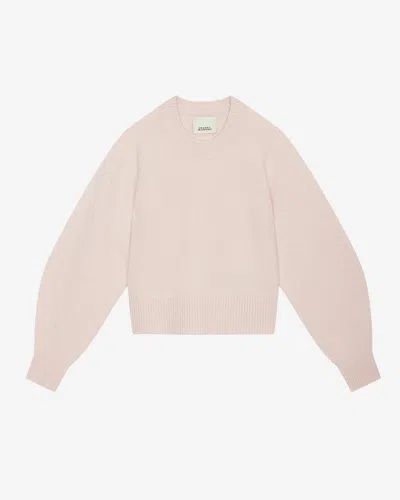 Isabel Marant Leandra Cashmere Pullover In Light Pink