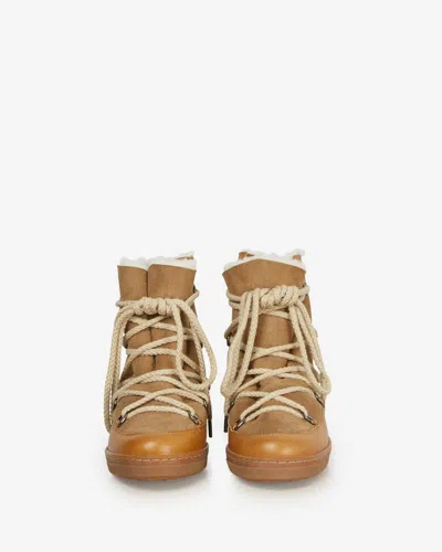 Isabel Marant Nowles Ankle Boots In Camel