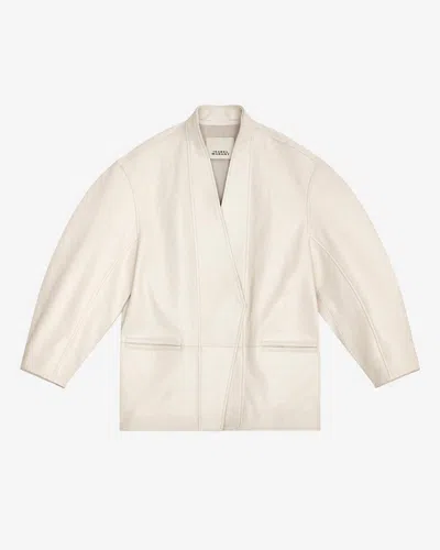 Isabel Marant Jacke Ikena In White