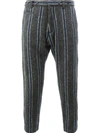 UNDERCOVER UNDERCOVER STRIPED TROUSERS - GREY,UCT45021B12343265