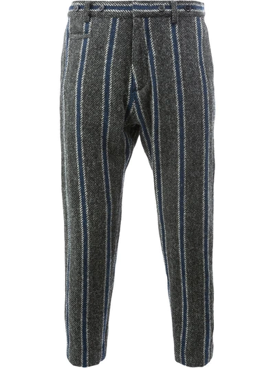 Undercover Striped Trousers - Grey