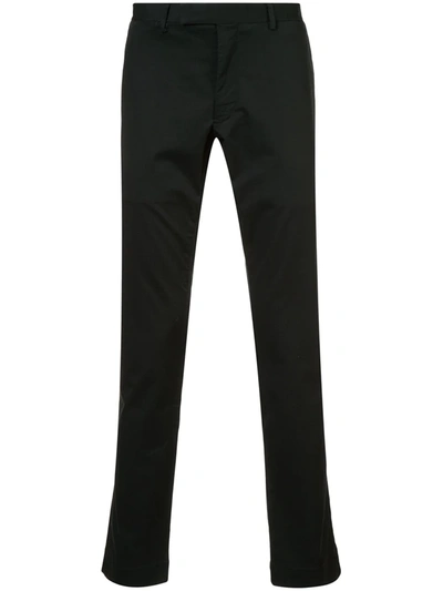 Polo Ralph Lauren Straight-leg Tailored Trousers In Black
