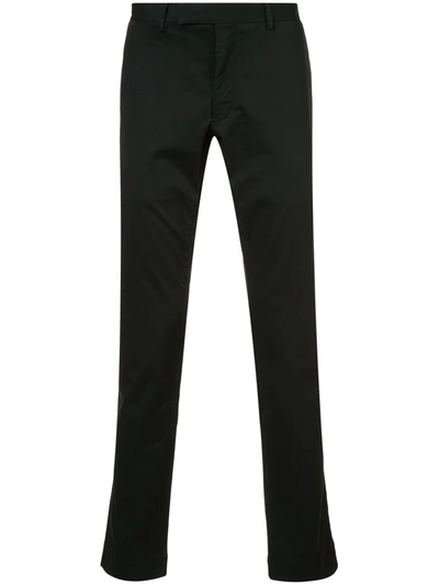 Polo Ralph Lauren Straight Leg Trousers In Black