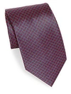 BRIONI Mini Circle Print Silk Tie,0400095758305