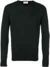 John Smedley V-neck Jumper - Black In Black