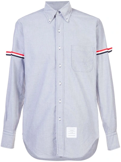 THOM BROWNE GROSGRAIN ARMBAND OXFORD SHIRT,MWL150E0013912218060